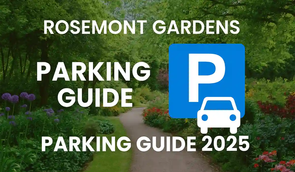 Parking at Rosemont Botanical Gardens
